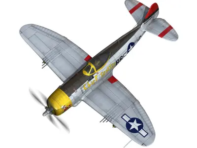 Republic P-47 Thunderbolt - Chief Seattle 3D model