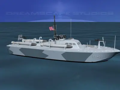 Patrol Torpedo Boat PT427 3D model