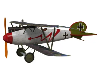 Albatros DV 3D model