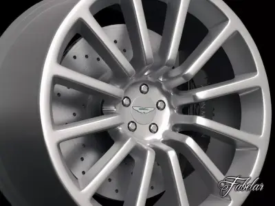 Aston Martin Vanquish rim 3D model