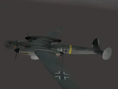 ME 1075 America Bomber 3D model