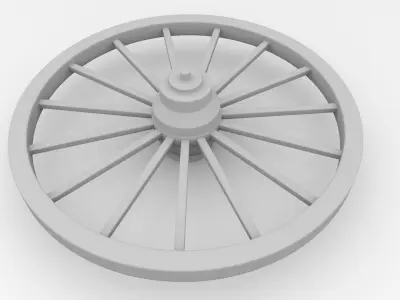 Metal Wheel 3D model
