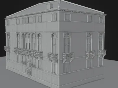 Italian Building 3D model