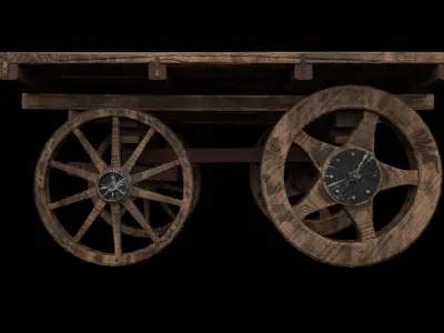 Hand Cart 3D model