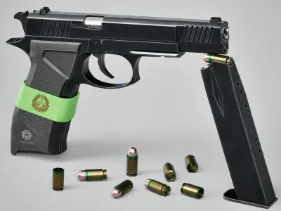 Revenge Low-poly 3D model