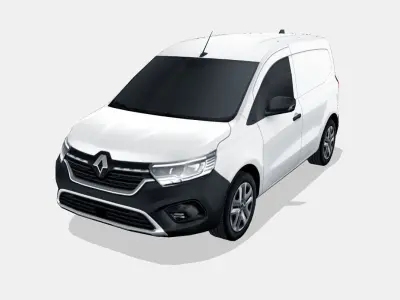 Renault Kangoo van 2021 Low-poly 3D model
