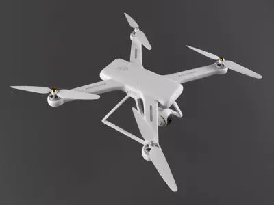Mi Drone Low-poly 3D model
