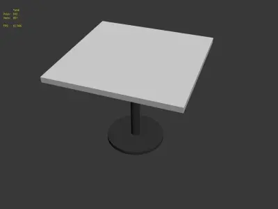 Zenith Table Square Free 3D model