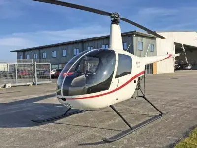 Robinson R22 Helicopter 3D model