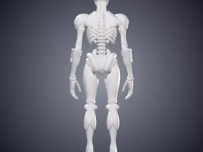 Sci Fi Female Robot Statue pm-854 3D print model