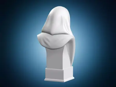 Emperor Palpatine Bust Star Wars Sculpture 3D print model
