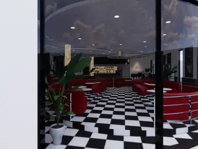 RESTAURANT DESIGN 3D model