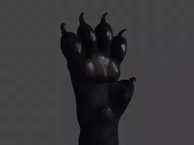 HAND-023 Cat Low-poly 3D model
