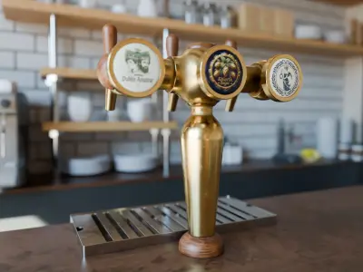 Cosy Coffee Shop 3D model