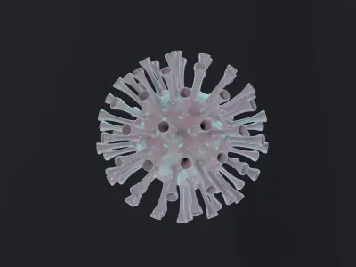 Corona Virus 3D model Free 3D model