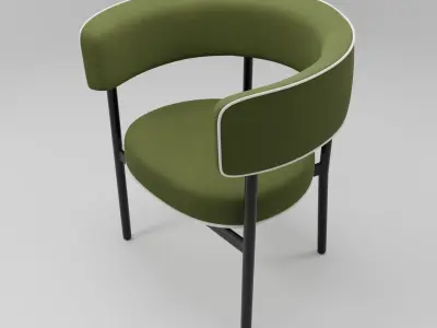Font Regular Dining Chair By Studio David Thulstrup Free 3D model