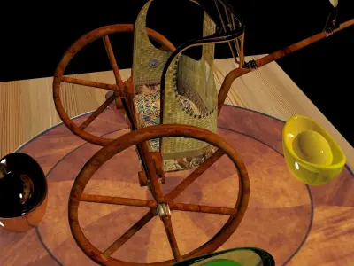 Egyptian Chariot  3D model
