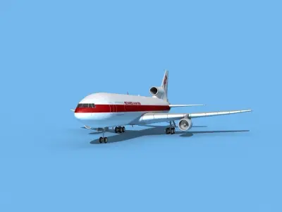 Lockheed L-1011 Richards Aviation 3D model