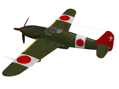 Kawasaki Ki61 hien otsu  tony 3D model