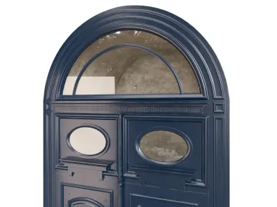 Entrance classic door 94 3D model