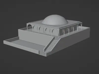 Building exterior design 3D model