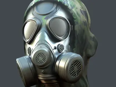 Helmet 3d model military combat Military Low-poly 3D model Low-poly 3D model