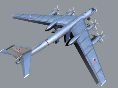 Tupolev Tu-95K Bear-B 3D model
