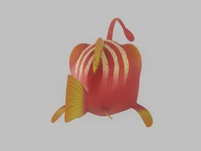 Cartoon Fish 12 Low-poly 3D model