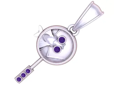 Fish Key Pendant Free 3D print model