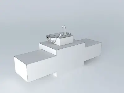 Bahroom sink Free 3D model