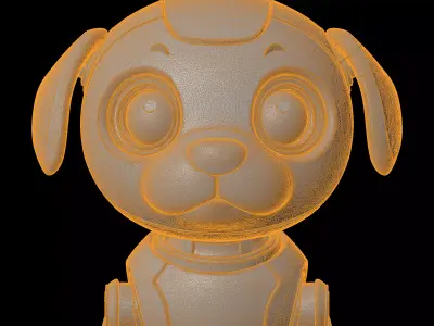 Cute Robot Dog 3D print model