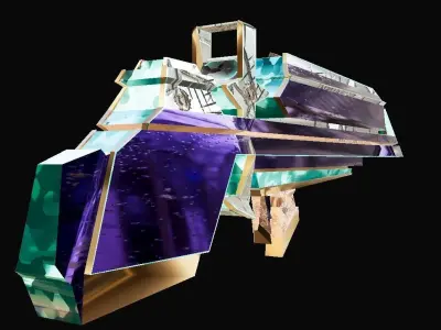 Sci-Fi Style Gun 3D model