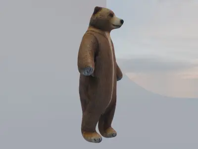 Bear Character for any seen Free 3D model