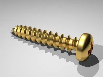 Phillips Head Screw 3D model