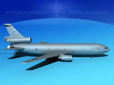 McDonnell Douglas KC-10 USAF 4 3D model