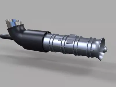 Jet engine 3 3D model