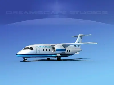 Dornier 328Jet Miami Express 3D model