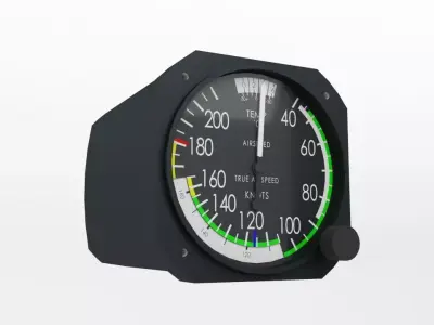 Airspeed Indicator 3D model