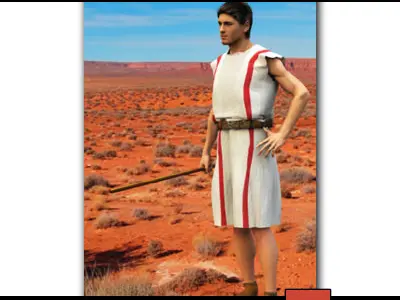 Roman Gladiator Referee Props Poser Daz 3D model