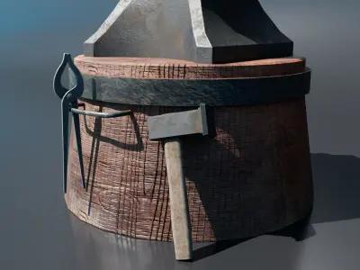 Medieval Assets Free low-poly 3D model