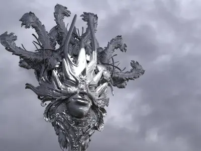 Baroque Hera Shield  3D model