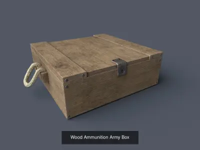 Military Pack Low-poly 3D collection 