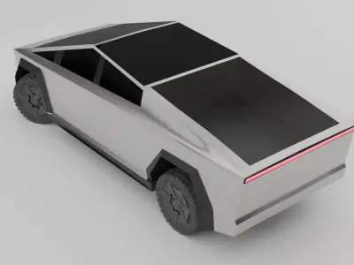 tesla cybertruck model Free 3D model
