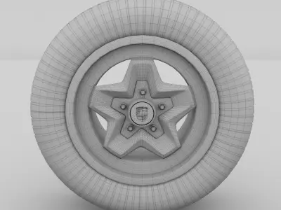 Porsche Wheel v6 3D model