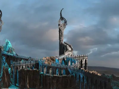 Gomorrah Garden tower 1 3D model