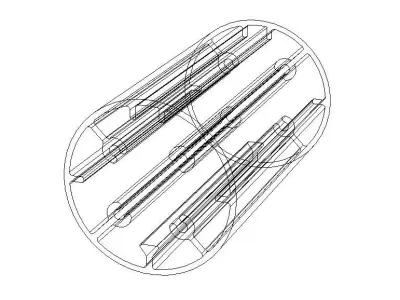 Aluminum Extruded Round Tube for Jigs Low-poly 3D model