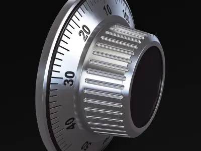 Rotation Mechanical Code Disk Lock v 1 3D model