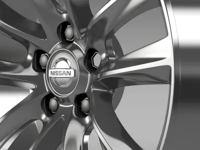Nissan Fuga Hybrid rim 2015 3D model