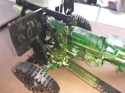 M2A1 105mm HOWITZER scale 1-16 3D print model