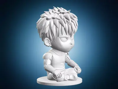 One Punch Man Miniature 3D print model